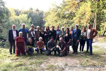 Internationale kunstenaars maken natuurkunst in Zavelput: “We gebruiken alleen materiaal dat we vinden in de natuur”