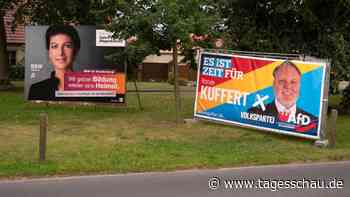 AfD und BSW geben sich vor der Wahl in Brandenburg selbstbewusst