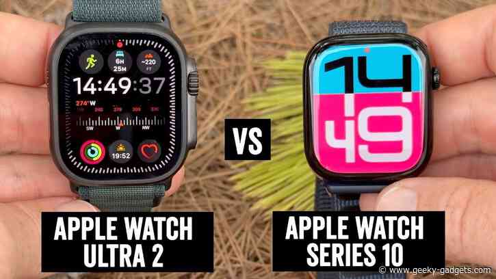 Apple Watch Showdown: Ultra 2 vs Series 10