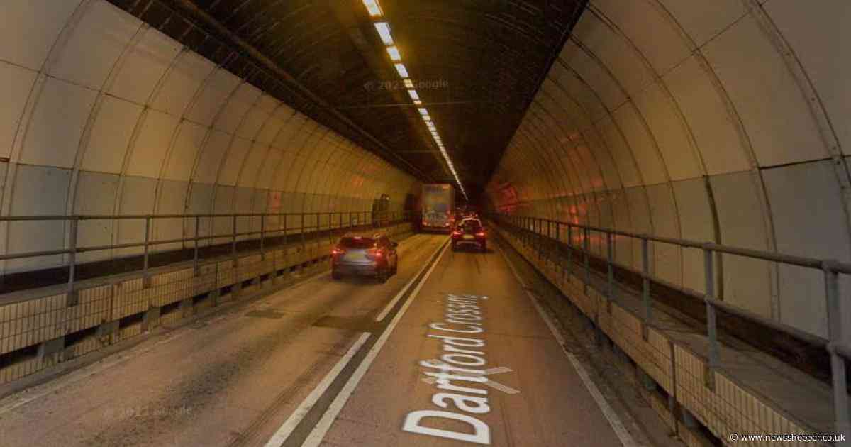 Both tunnels at the Dartford Crossing set to CLOSE overnight this weekend