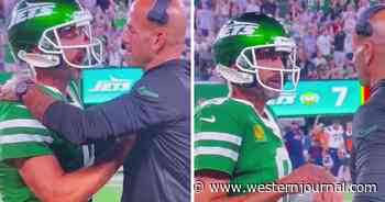 Watch: Aaron Rodgers Leaves Fans Stunned After Pushing Coach Who Wanted a Hug - 'He's Not a Big Hugger'