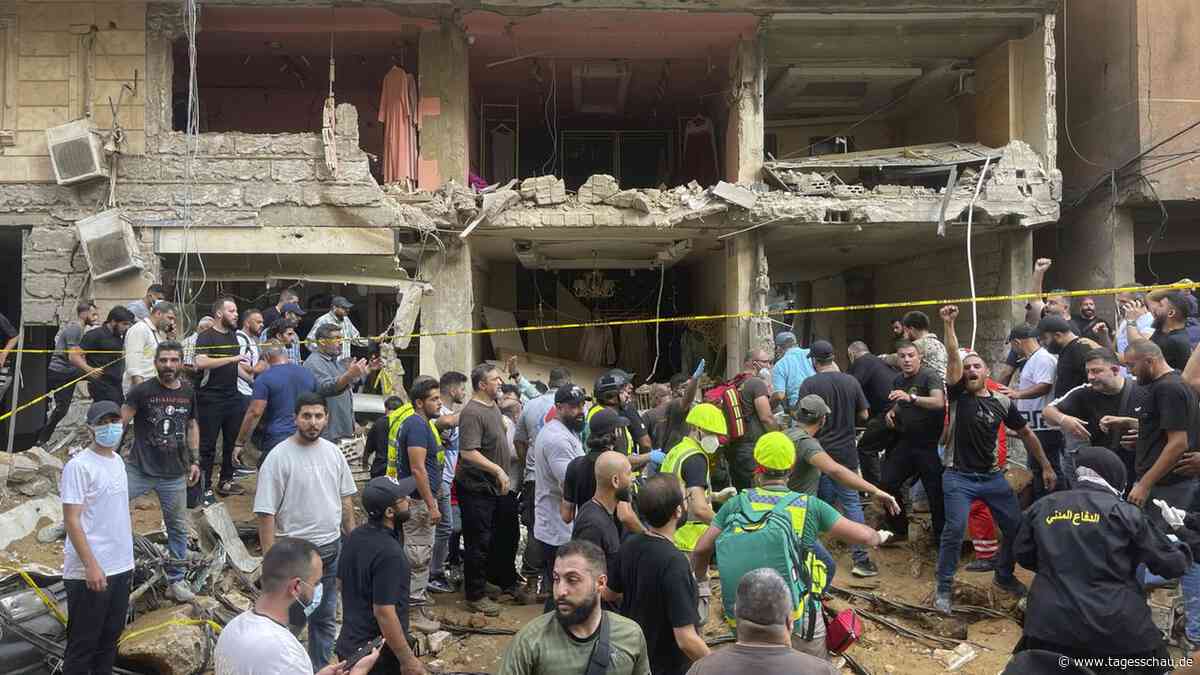 Israelischer Luftangriff auf libanesische Hauptstadt Beirut