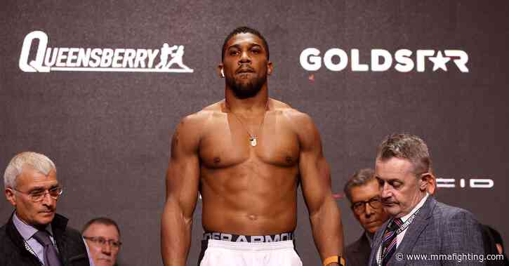 Joshua vs. Dubois weigh-in video at 1 p.m. ET