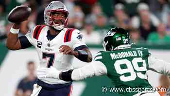 Jerod Mayo says Jacoby Brissett 'is still our starting quarterback' despite Drake Maye debut in loss to Jets