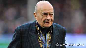 Fulham investigate amid Al Fayed rape allegations