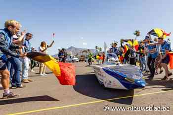 Innoptus Solar Team van KU Leuven wint prestigieuze wedstrijd met zonnewagen