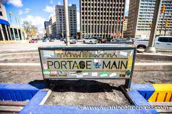 Work to reopen Portage and Main to pedestrians set to begin by Nov. 15