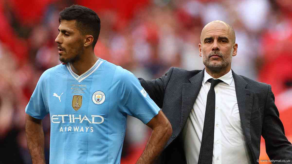 Pep Guardiola defends Rodri after Man City star warned that elite players are 'close' to going on strike over football's fixture pile-up... and insists 'many voices' need to talk to inspire change