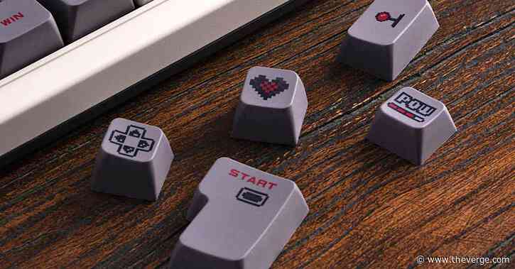 8BitDo now sells the NES-themed keycaps from its retro keyboard