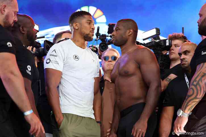 Daniel Dubois (248.6) Career Heaviest For IBF Title Defense Versus Anthony Joshua (252.5)