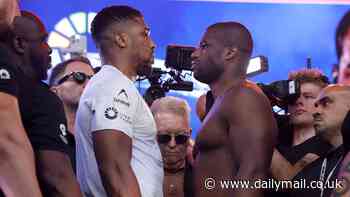 Anthony Joshua vs Daniel Dubois- Weigh-in RECAP: Heavyweights face off once again ahead of their titanic clash in Wembley for the IBF heavyweight title