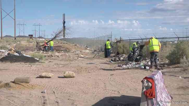 Bernalillo County crews clean illegal dumping site