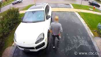 Suspect arrested in Mississauga car theft where man struck with stolen Porsche