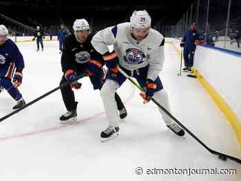 Edmonton Oilers' Evan Bouchard battles memory of hitting post in Game 7 of Stanley Cup final