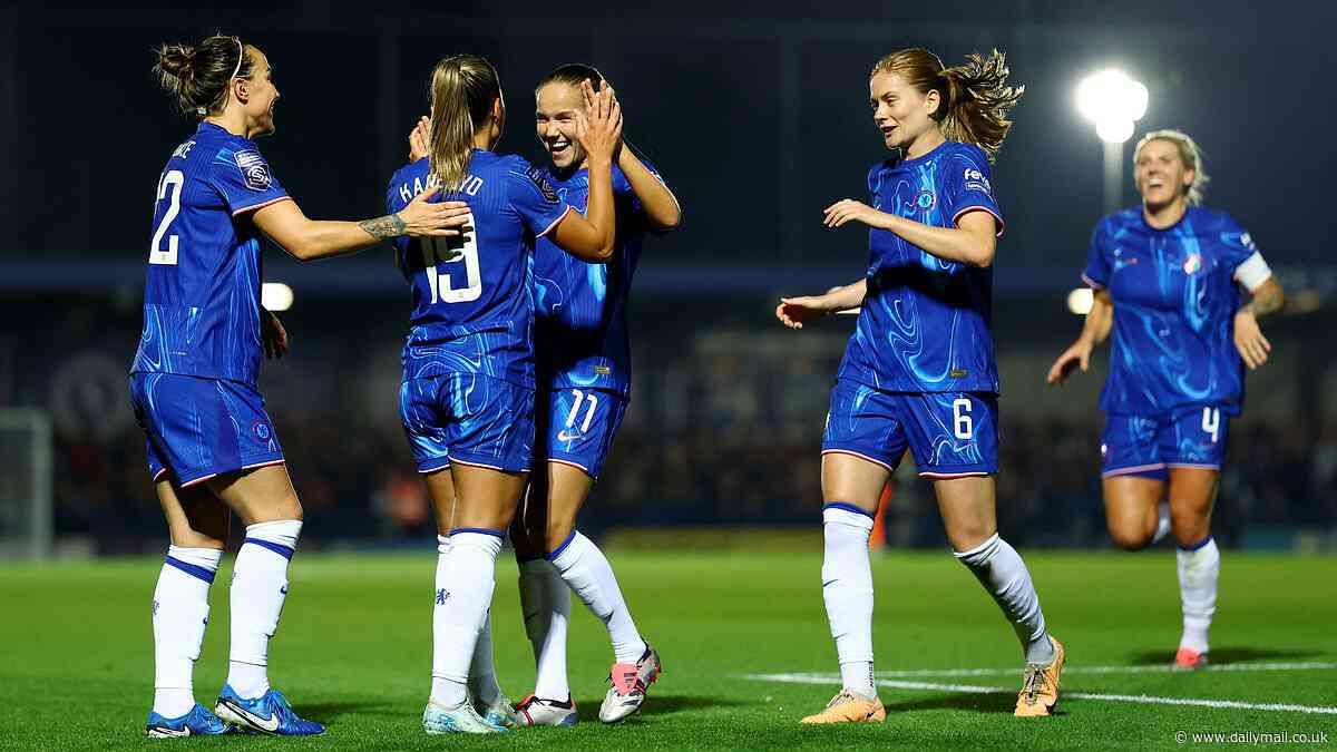 Chelsea 1-0 Aston Villa: Blues get WSL title defence off to the perfect start under new boss Sonia Bompastor as Johanna Rytting Kaneryd scores opening goal of the season