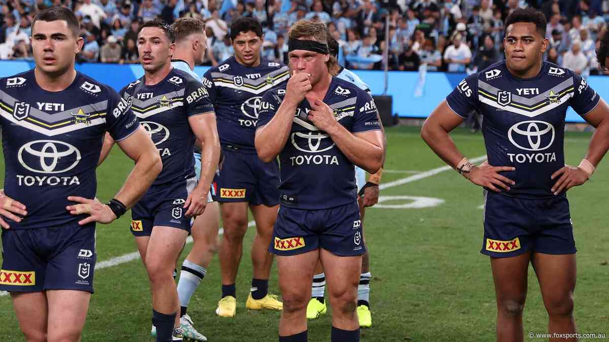 Cowboys ‘deficiencies’ brutally exposed in Sharks finals massacre as fitness issues laid bare