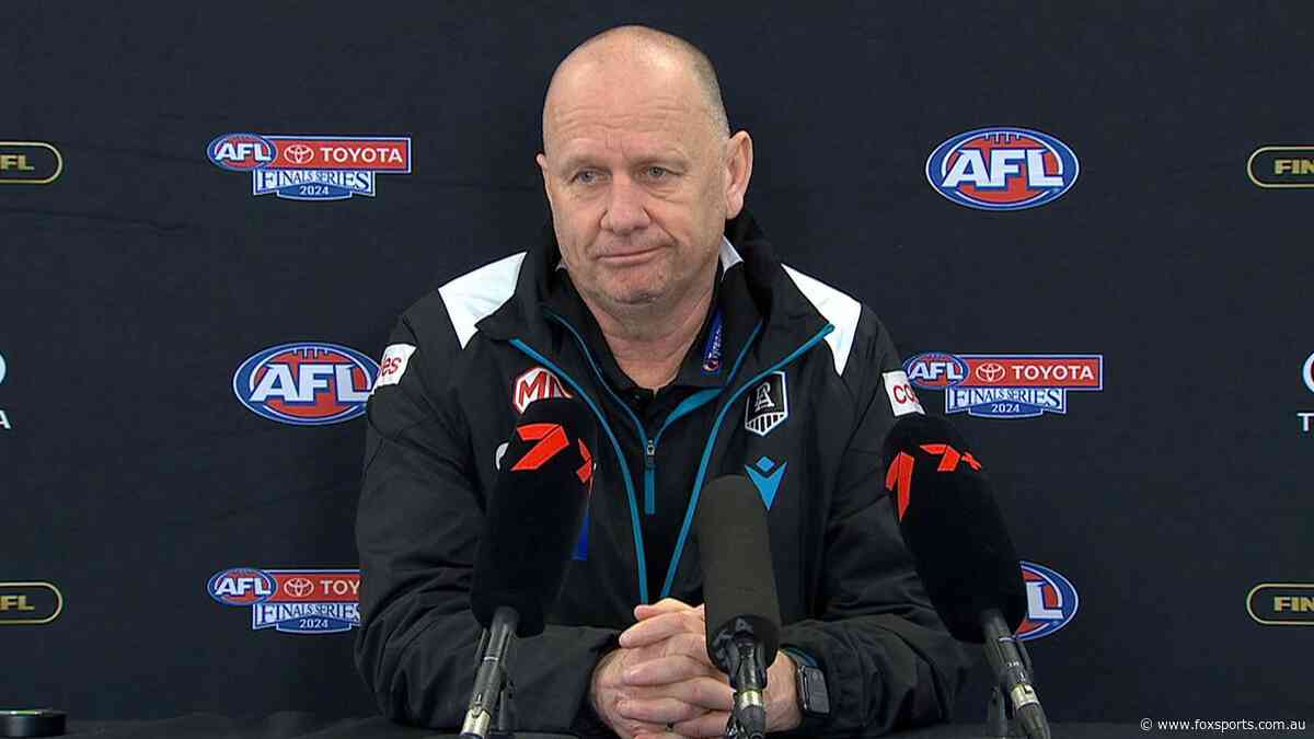 ‘Stop that story’: Defiant Ken Hinkley hits out at ‘one person’ blame game after fourth prelim loss