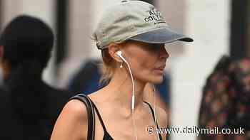 Lara Worthington shows off her extremely thin frame as model, 37, steps out solo in New York