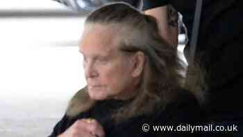 Ozzy Osbourne looks frail in LA with wife Sharon - after she said his health has delayed their move to England