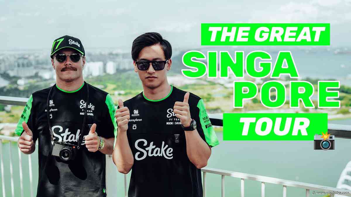 The Great SingaTour: Valtteri + Zhou are your expert tour guides of Singapore's most iconic spots 🇸🇬