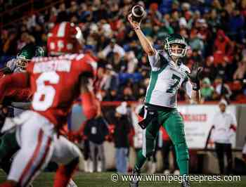 Saskatchewan Roughriders hold off the Calgary Stampeders 37-29