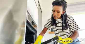 Oven glass door grease 'wiped straight off' with 'brilliant' method that uses no vinegar