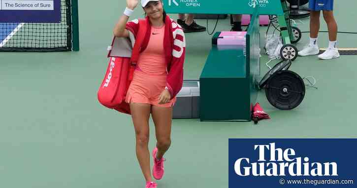 Emma Raducanu retires injured in Korea Open quarter-final with Daria Kasatkina