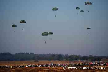 Paratroopers mark 80 years since the Battle of Arnhem