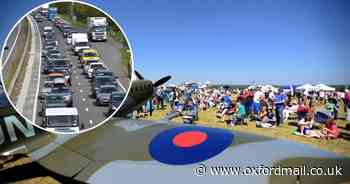 Motorists warned to 'expect delays' as Oxfordshire air show begins