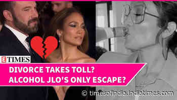 Jennifer Lopez's Drinking Worries Friends During Emotional Divorce: Reports