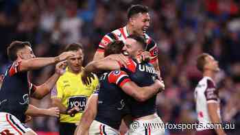 Teddy blows Sea Eagles to pieces after 30-second disaster as Roosters book prelim final