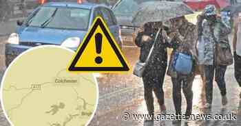 Colchester and north Essex given yellow weather warning ahead of 24 hours of rainfall