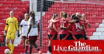 Manchester United 3-0 West Ham: Women’s Super League – as it happened