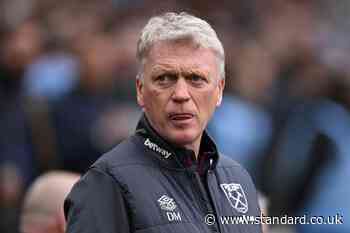 David Moyes reacts as West Ham lose to Chelsea