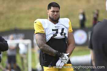 Steelers rookie tackle Troy Fautanu is out against the Chargers with a knee injury