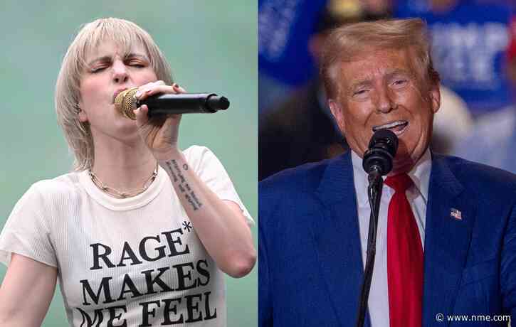 Paramore’s Hayley Williams lashes out at Donald Trump during iHeartRadio Festival set