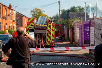 Smoke pours from industrial unit as firefighters tackle blaze