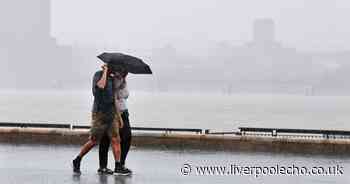 Map shows where the heaviest rain will fall in Merseyside this weekend