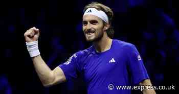 Stefanos Tsitsipas lets Roger Federer secret slip at Laver Cup