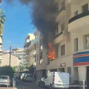 Un appartement prend feu en plein centre de Nice