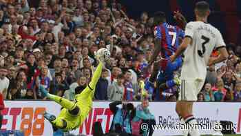 'World class': Fans are left stunned as Man United goalkeeper Andre Onana produces 'incredible' double save against Crystal Palace