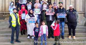 Group gathers outside City Hall to protest against fireworks blighting Bradford