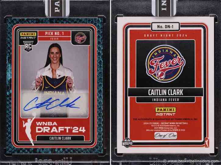 Caitlin Clark’s WNBA Draft Card Sells For Record $84K At Auction