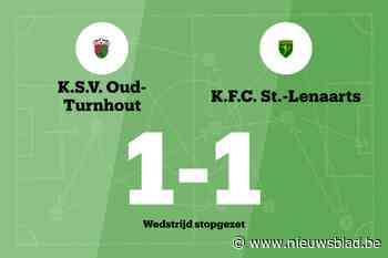 Match tussen Oud-Turnhout en Sint-Lenaarts B stopgezet