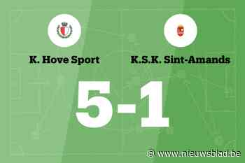 Verdijck scoort drie keer voor Hove in wedstrijd tegen Sint-Amands B