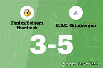 SC Grimbergen B verslaat Fenixx B en blijft winnen