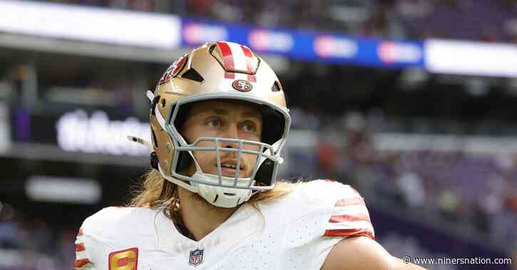 49ers downgraded George Kittle to OUT for Sunday’s game against the Rams