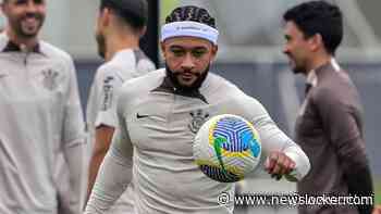 Memphis Depay debuteert als invaller voor winnend Corinthians