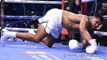 Anthony Joshua is MOCKED with memes and likened to viral Olympics breakdancer Raygun as he gets ridiculed online for his fall to the canvas in Daniel Dubois defeat