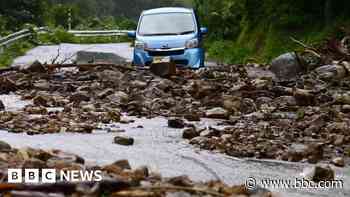 One dead and several missing after 'unprecedented' rains in Japan